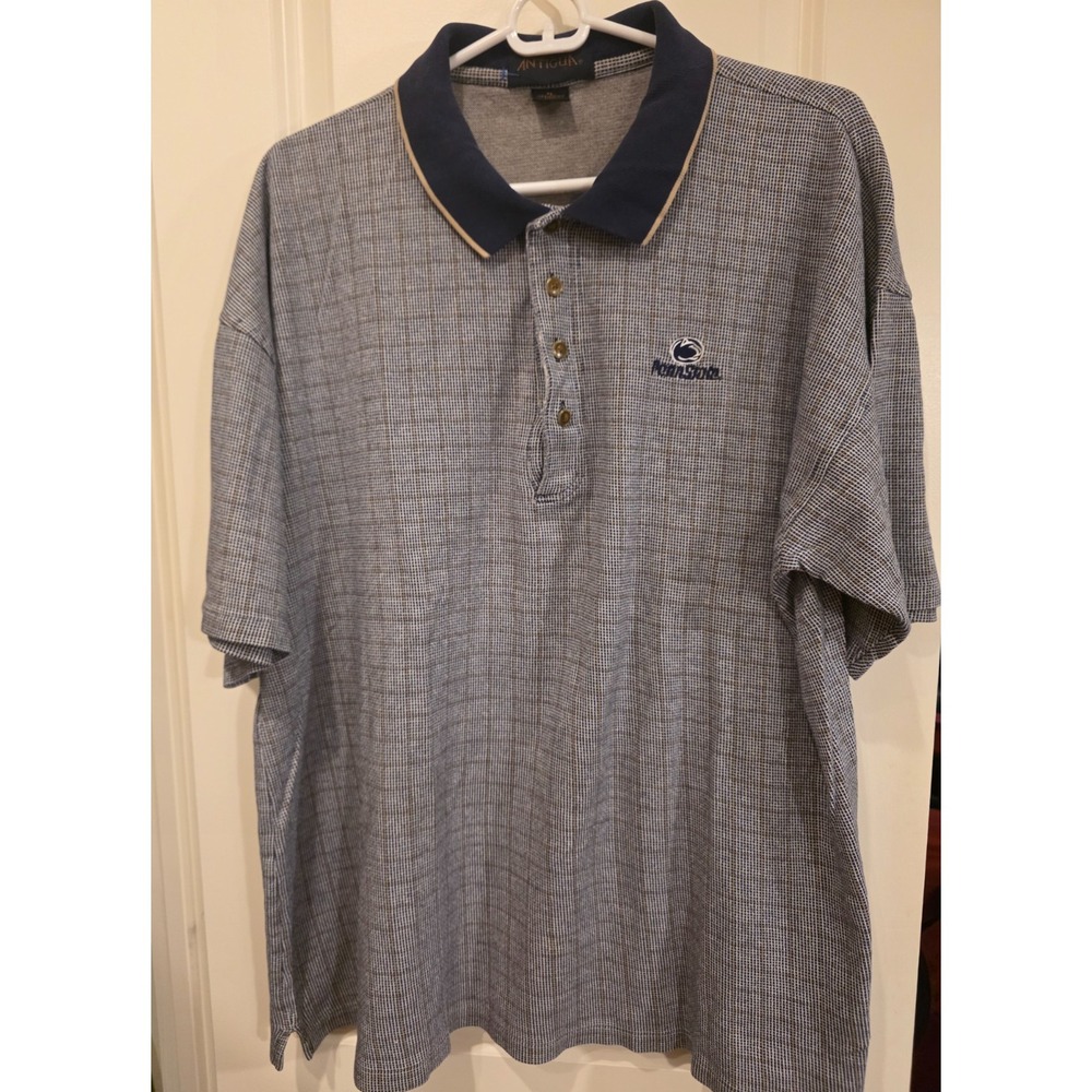 Penn State Nittany Lions Polo‎ Shirt Antiqua Men's Dry Tec SZ XL #